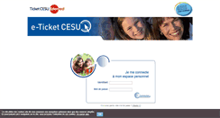 Desktop Screenshot of ebeneficiaire.cesu-as.fr